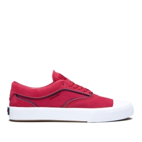 Supra Mens HAMMER VTG Skate Shoes Rose/white | US-41981